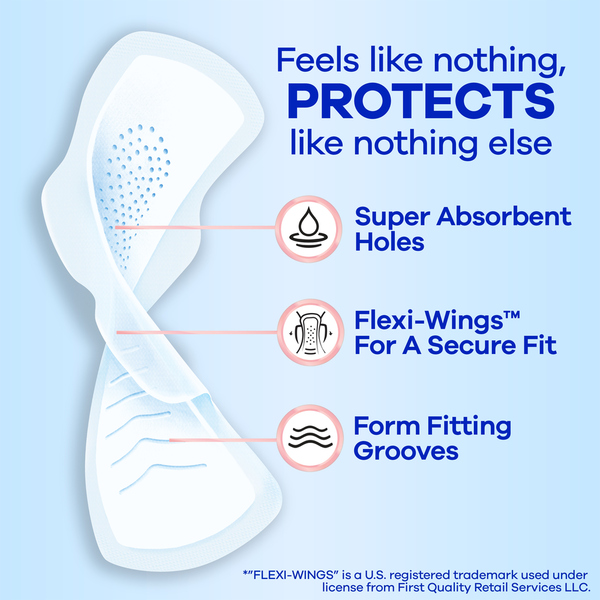 Always Infinity Extra Heavy Sanitary Pads with Wings Unscented
