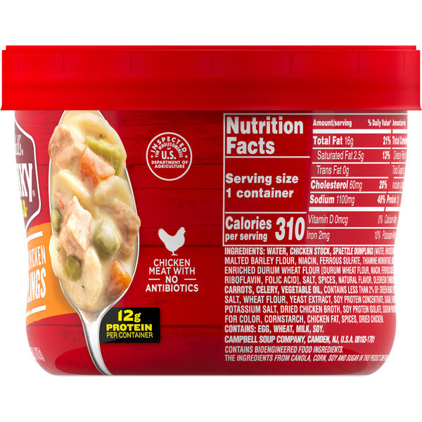 Campbell's Creamy Chicken and Dumplings Soup