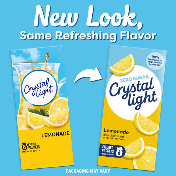 Crystal Light Lemonade Naturally Flavored Powdered Drink Mix