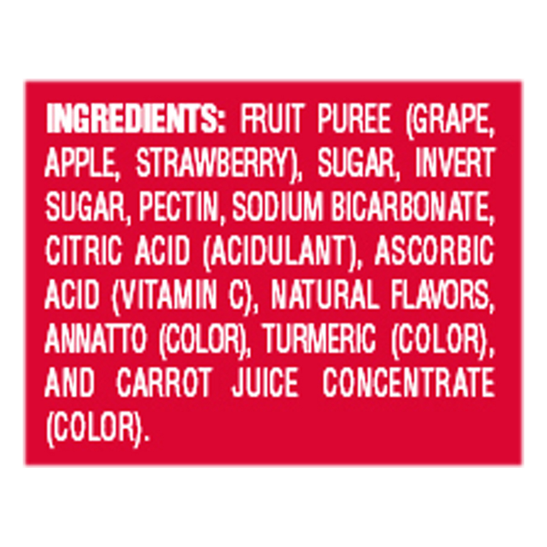 Welch's Strawberry Fruit Strips