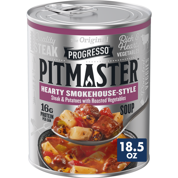 Progresso Pitmaster Steak and Potatoes with Roasted Vegetables Canned Soup