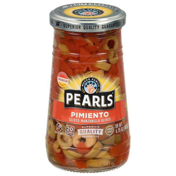 Pearls Pimiento Sliced Manzanilla Olives