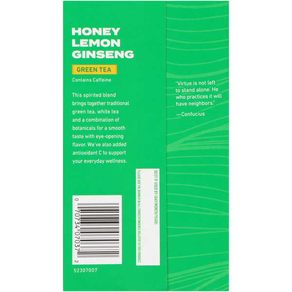 Celestial Seasonings Honey Lemon Ginseng Green Tea with White Tea