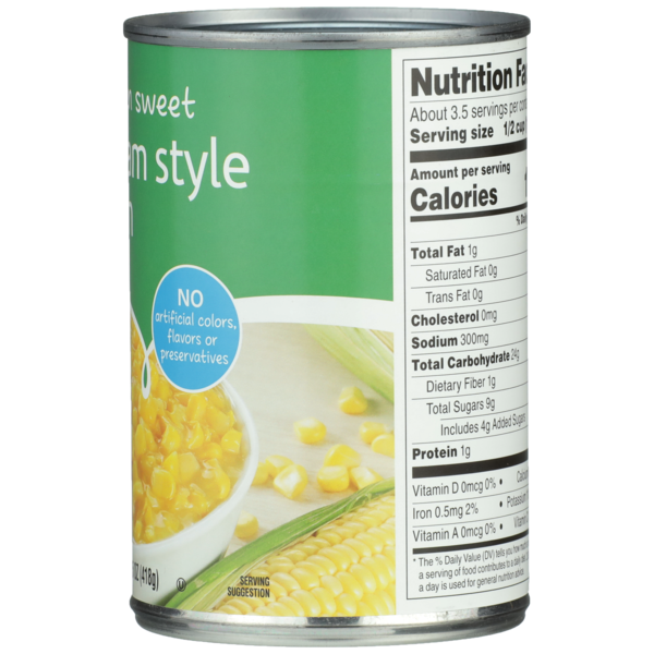 Food Club Cream Style Golden Sweet Corn