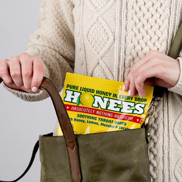 Honees Honey Lemon Menthol Eucalyptus Drops