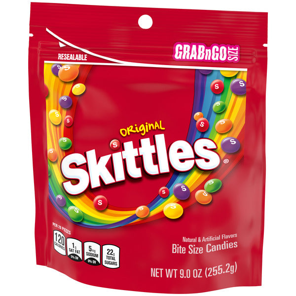 Skittles Original Chewy Candy Grab N Go