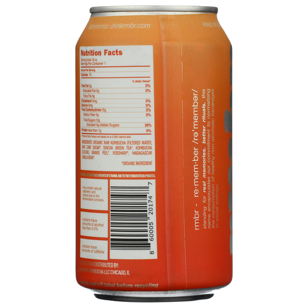 RMBR Functional Kombucha