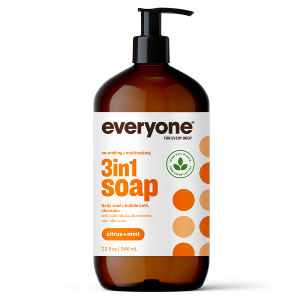 Everyone Citrus + Mint 3 in 1 Soap