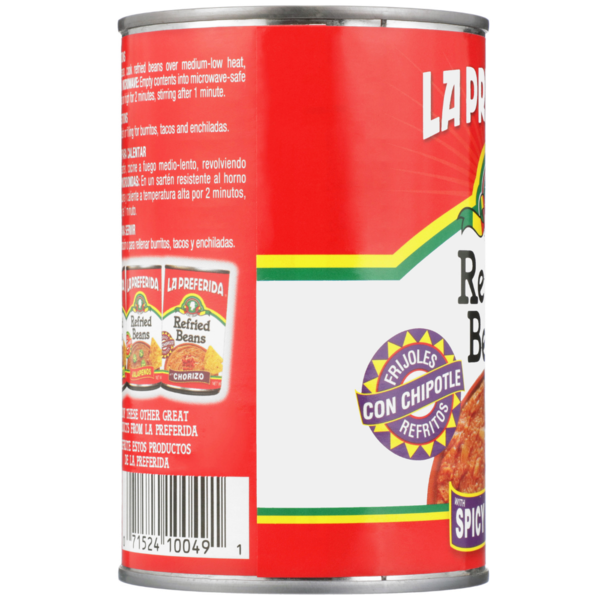 La Preferida Refried Beans with Spicy Chipotle