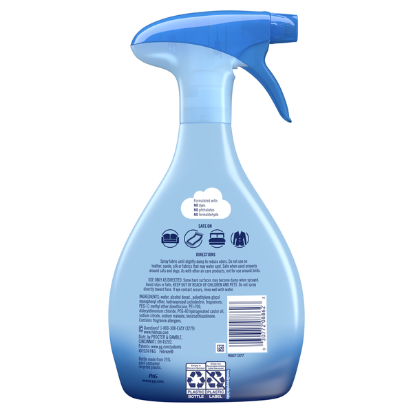 Febreze Fabric Spray Air Freshener Odor-Fighting Refresher, Extra Strength