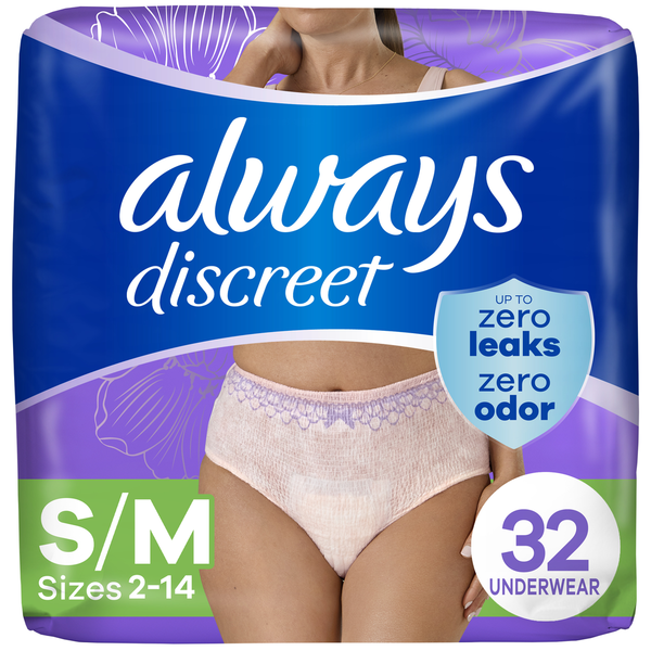 Always Discreet Incontinence Underwear, Maximum