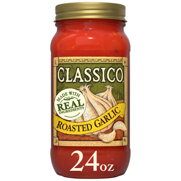 Classico Roasted Garlic & Tomato Spaghetti Pasta Sauce