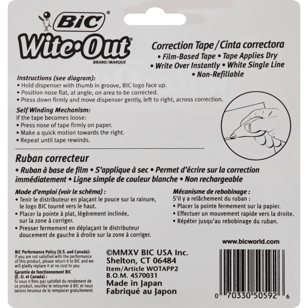 BIC Correction Tape