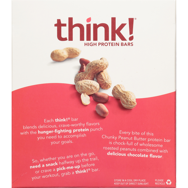 think! Chunky Peanut Butter Chocolate High Protein Bars