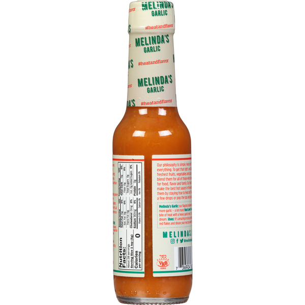 Melinda's Pepper Sauce, Garlic