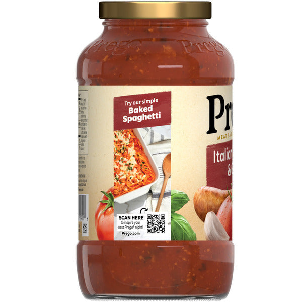 Prego Italian Sausage and Garlic Meat Sauce