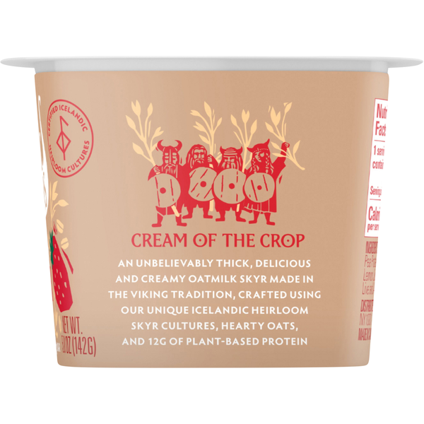 Icelandic Provisions Oatmilk Strawberry Skyr