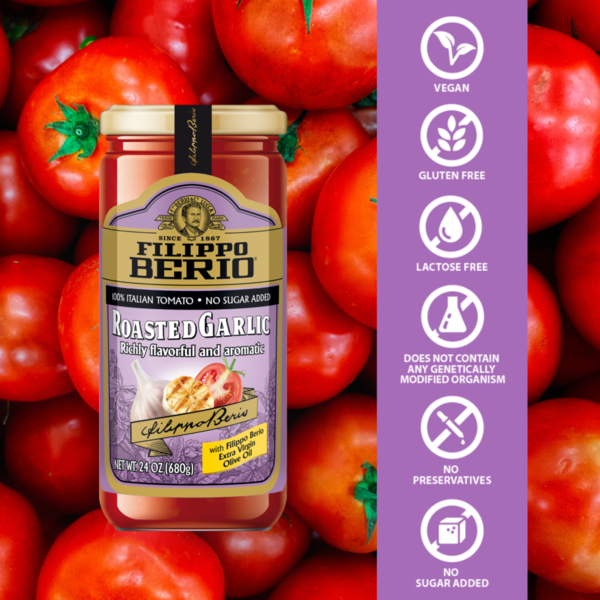 Filippo Berio Sauce, Roasted Garlic
