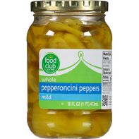 Food Club Pepperoncini Peppers, Mild, Whole️