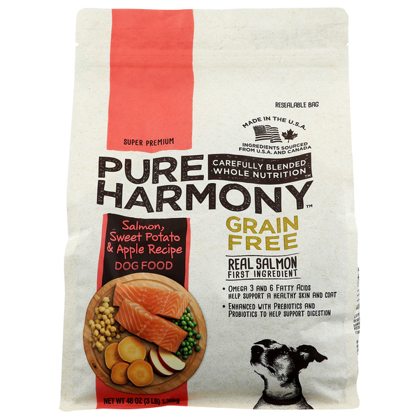 Pure Harmony Super Premium Salmon, Sweet Potato & Apple Recipe Dog Food