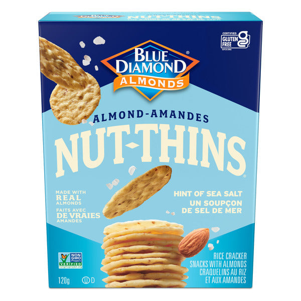 Blue Diamond Crackers, Hint of Sea Salt