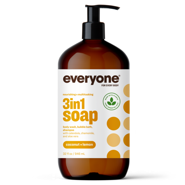 Everyone Coconut Lemon 3 in 1 Soap