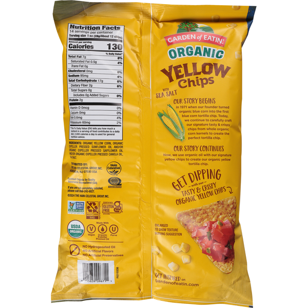 Garden of Eatin' Organic Yellow Corn Tortilla Chips