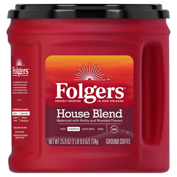 Folgers Ground Medium House Blend Coffee