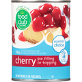 Food Club Pie Filling or Topping, Lite, Cherry