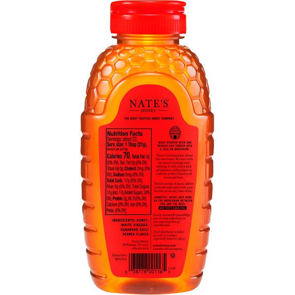 Nate's 100% Pure Hot Honey