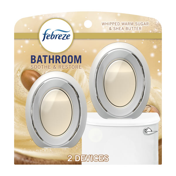 Febreze Bathroom Air Freshener, Odor-Fighting, Soothe & Restore