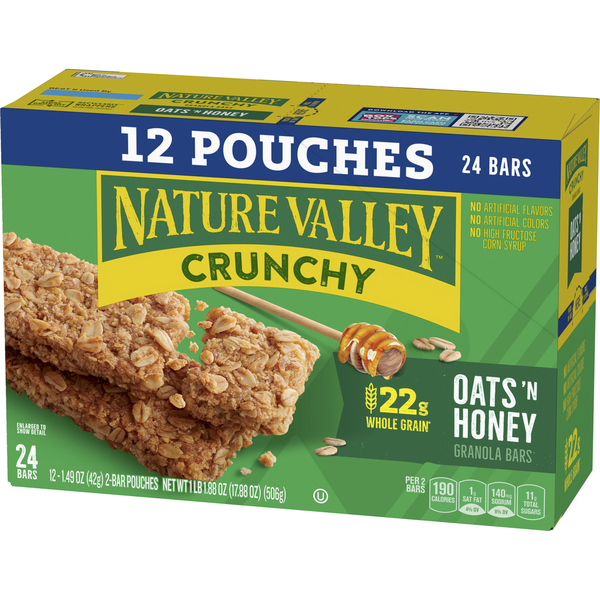 Nature Valley Oats 'n Honey Crunchy Granola Bars