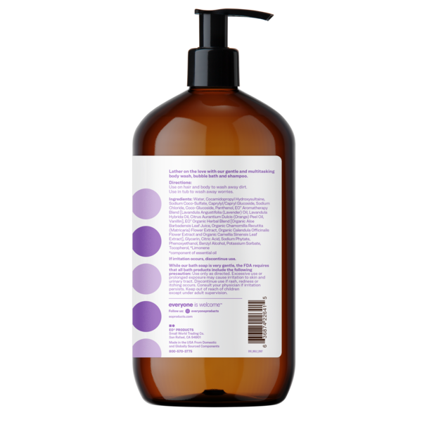 Everyone Vanilla + Lavender 3 in 1 Soap