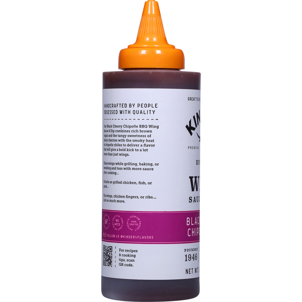 Kinder's Black Cherry Chipotle BBQ Wing Sauce & Dip