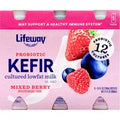 Lifeway Kefir, Probiotic, Mixed Berry, 6 Pack️