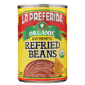 La Preferida Organic Refried Beans, Creamy, Authentic Style