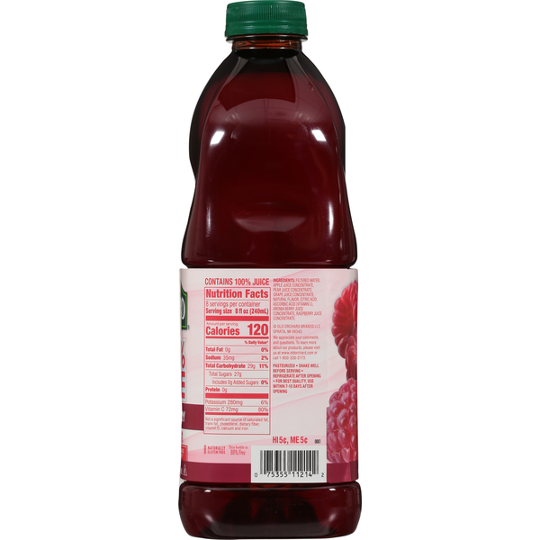 Old Orchard 100% Juice, Red Raspberry