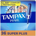 TAMPAX Pearl Tampons with LeakGuard Braid, Super P...
️