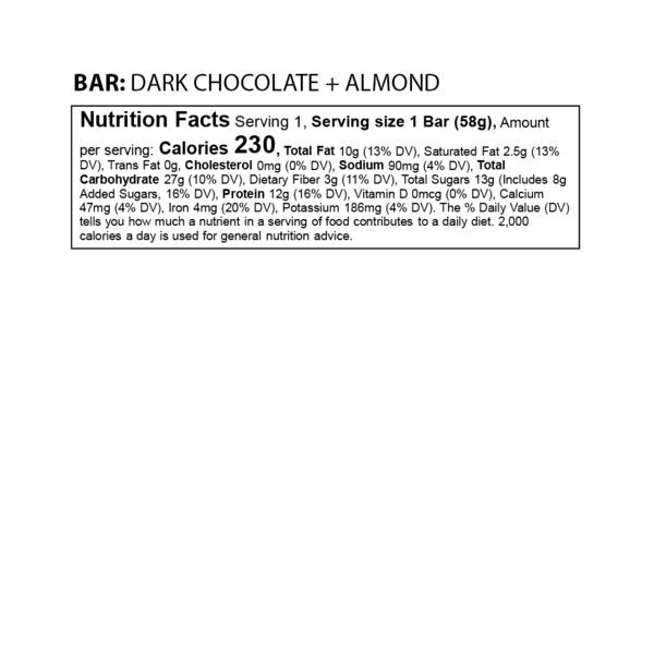 The GFB Dark Chocolate Almond Bar