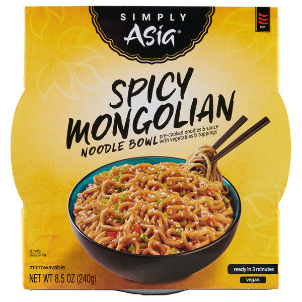 Simply Asia Spicy Mongolian Noodle Bowl