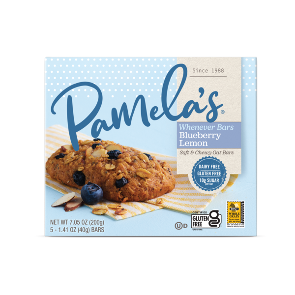 Pamela's Whenever Bars Oat Lemon Blueberry