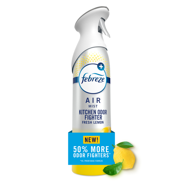 Febreze Air Mist Kitchen Air Freshener Spray, Fresh Lemon