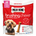 Milk-Bone Brushing Chews Daily Dental Dog Treats, Mini, 48 Bones