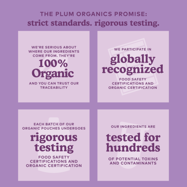 Plum Organics® Teensy Snacks® Berry Tots Snacks