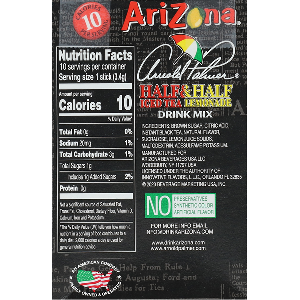 AriZona Half & Half Iced Tea Lemonade Drink Mix