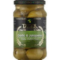 Tassos Olives, Double Stuffed, Garlic & Jalapeno️