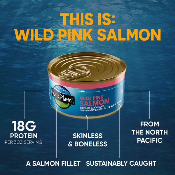 Wild Planet Salmon, Wild Pink