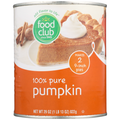 Food Club 100% Pure Pumpkin