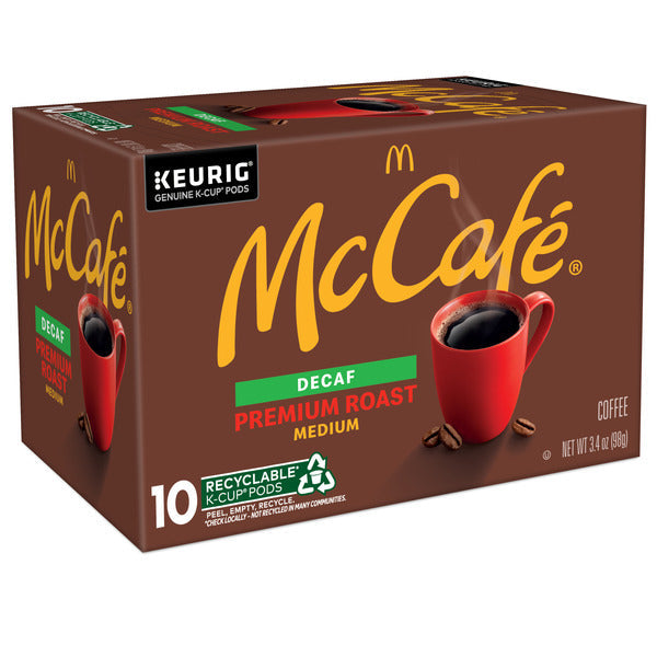 McDonald’s McCafé Decaf Premium Roast Medium Coffee K-Cup Pods