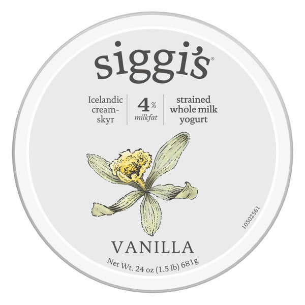 Siggi's Icelandic Skyr Whole Milk Yogurt Vanilla